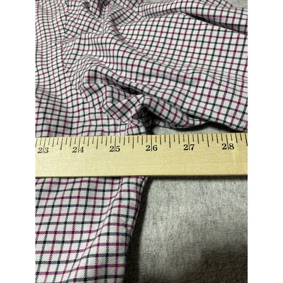 Ralph Lauren Shirt Mens Extra Large Pink Flesh Pony Check Button Classic XL - Picture 8 of 10